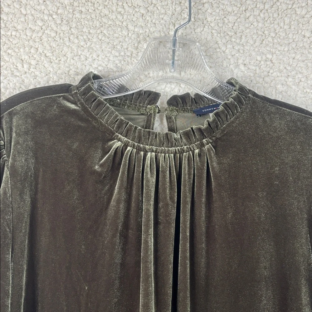 Tommy Hilfiger Dark Brown Long Sleeve Dress Size 8 - Picture 3 of 13